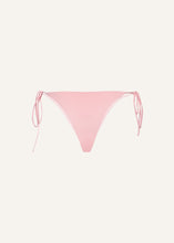 Load image into Gallery viewer, High-waist string tie swim bottom in pink
