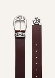 RE24 BELT 01 BURGUNDY