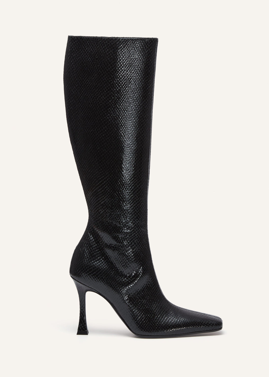 RE24 HIGH BOOTS LEATHER BLACK