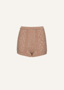 RE24 KNITWEAR 05 SHORTS CARAMEL