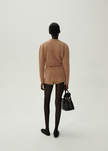 RE24 KNITWEAR 05 SHORTS CARAMEL