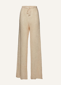 SS23 CROCHET 05 PANTS CREAM