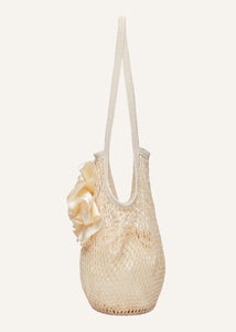 Medium Devana bag in cream