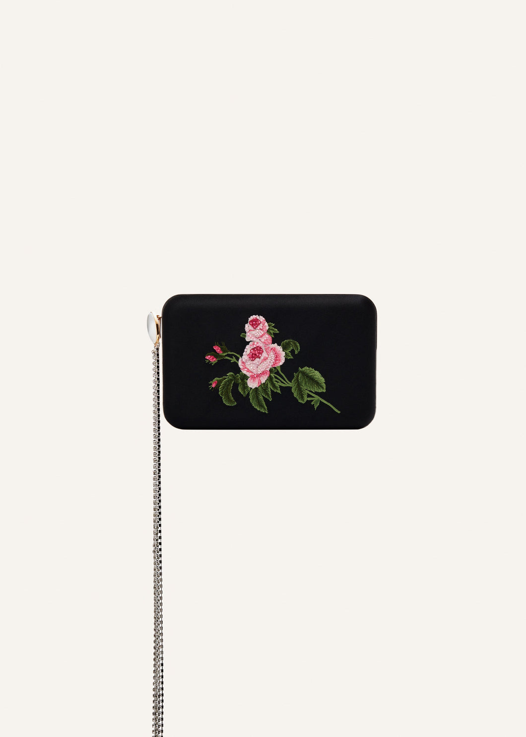 SS23 LELIA CLUTCH EMBROIDERED ROSE