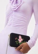 Load image into Gallery viewer, SS23 LELIA CLUTCH EMBROIDERED ROSE
