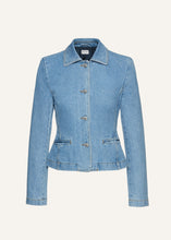 Load image into Gallery viewer, SS24 DENIM 03 BLAZER LIGHT BLUE
