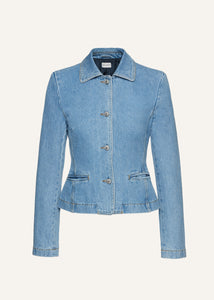 SS24 DENIM 03 BLAZER LIGHT BLUE