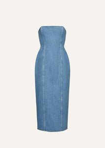 SS24 DENIM 04 DRESS LIGHT BLUE