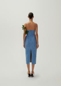 SS24 DENIM 04 DRESS LIGHT BLUE