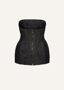 SS24 DENIM 06 CORSET BLACK