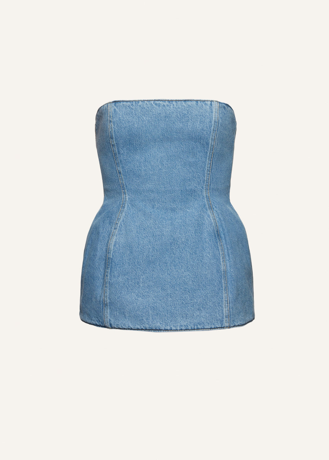 SS24 DENIM 06 CORSET LIGHT BLUE