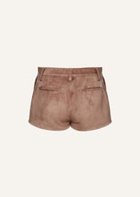 Load image into Gallery viewer, SS24 LEATHER 02 SHORTS BROWN
