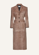 Load image into Gallery viewer, SS24 LEATHER 03 COAT BROWN
