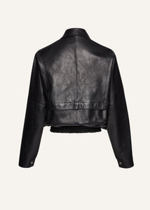 SS24 LEATHER 08 JACKET BLACK