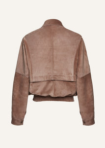 SS24 LEATHER 08 JACKET BROWN