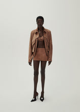 Load image into Gallery viewer, SS24 LEATHER 08 JACKET BROWN
