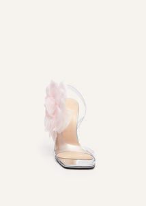 SS24 SANDALS PVC MIRROR PINK