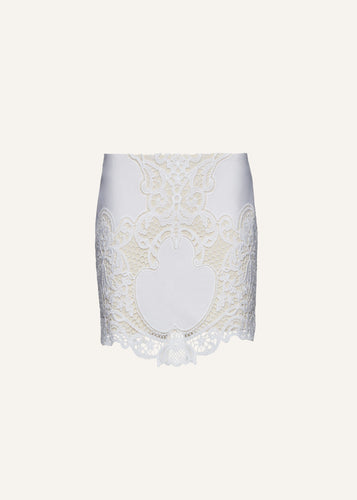 SS24 SKIRT 05 WHITE EMBROIDERY