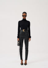 Load image into Gallery viewer, Cashmere turtleneck in black
