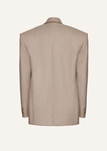 AW23 BLAZER 01 TAUPE