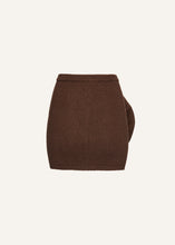 Load image into Gallery viewer, AW23 KNITWEAR 10 SKIRT BROWN
