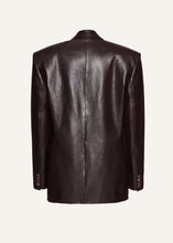 Load image into Gallery viewer, AW23 LEATHER 03 BLAZER BROWN
