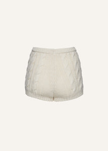 MTH23 KNITWEAR 04 SHORTS CREAM