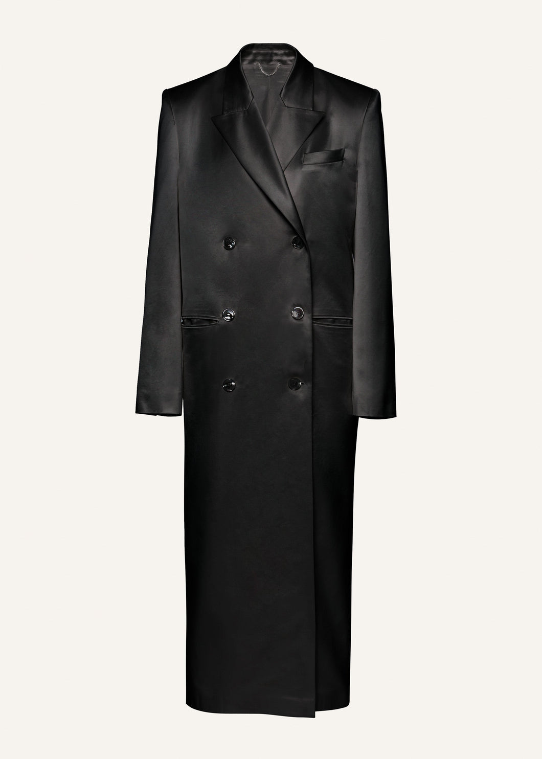 SS24 COAT 01 BLACK