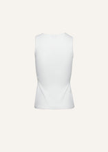 Load image into Gallery viewer, Crochet bra tank top in white
