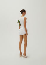 Load image into Gallery viewer, Crochet bra tank top in white
